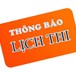 Lịch thi kết thúc học phần học kì I năm học 2018 - 2019 
